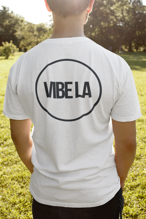 VIBE LA Circle - Pocket / Back Print - Tee